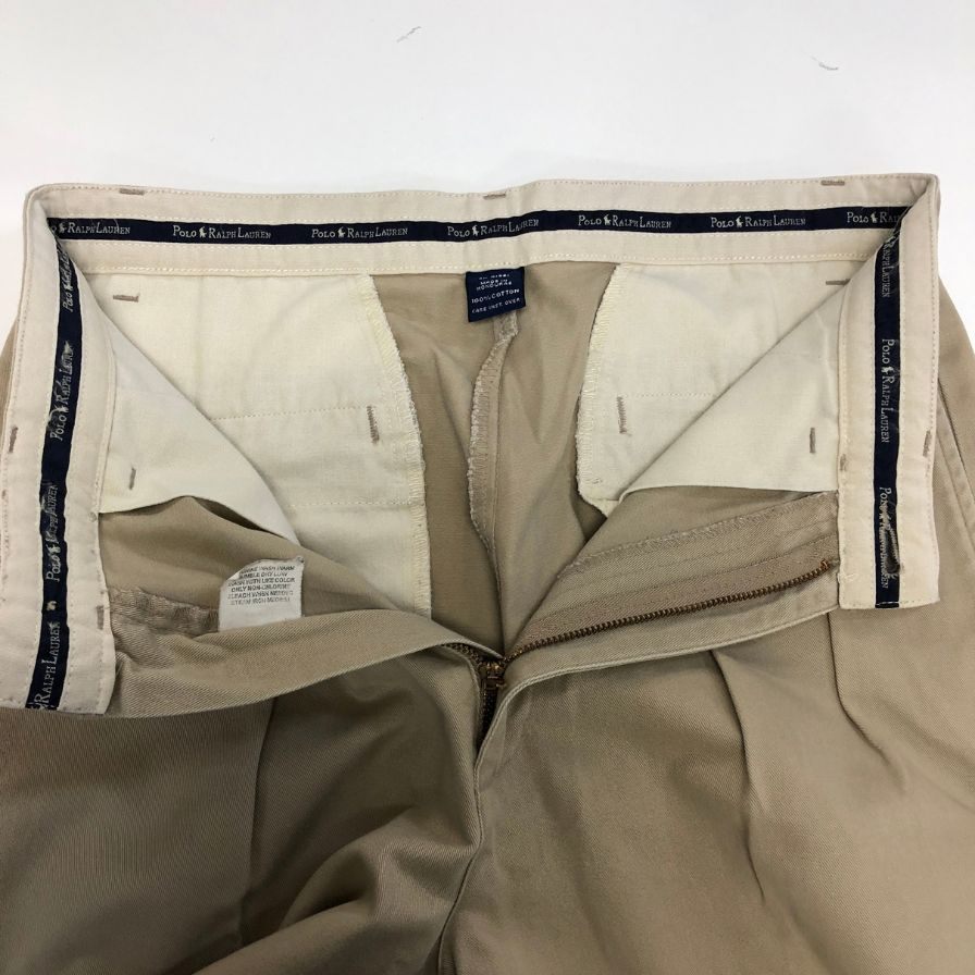 ポロ ラルフローレン チノパン アンドリューパンツ 2タック メンズ ベージュ サイズW29L32 POLO RALPH LAUREN 【AFB5】