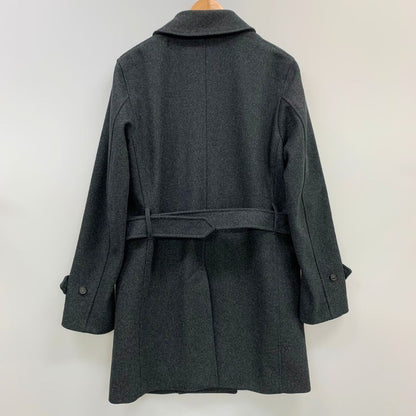 中古◆マッキントッシュ トレンチコート ウール メルトン ロング丈 GM-005 グレー メンズ サイズ38 MACKINTOSH 【AFF22】
