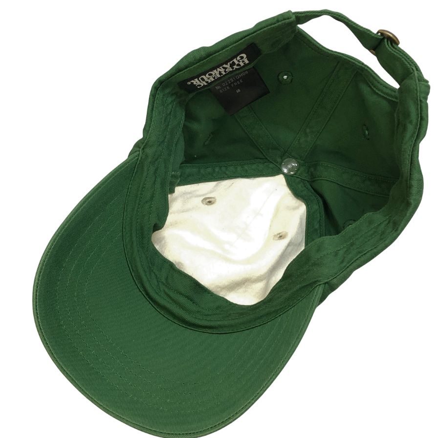 ヒステリックグラマー キャップ RAINBOW刺繍 グリーン サイズフリー ユニセックス HYSTERIC GLAMOUR