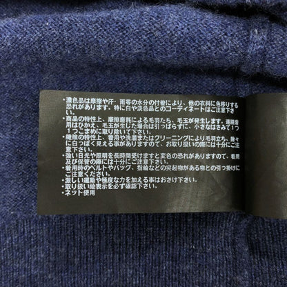 中古◆セオリー ニットセーター カシミア 100% クルーネック ブルー メンズ サイズM Theory 【AFB4】