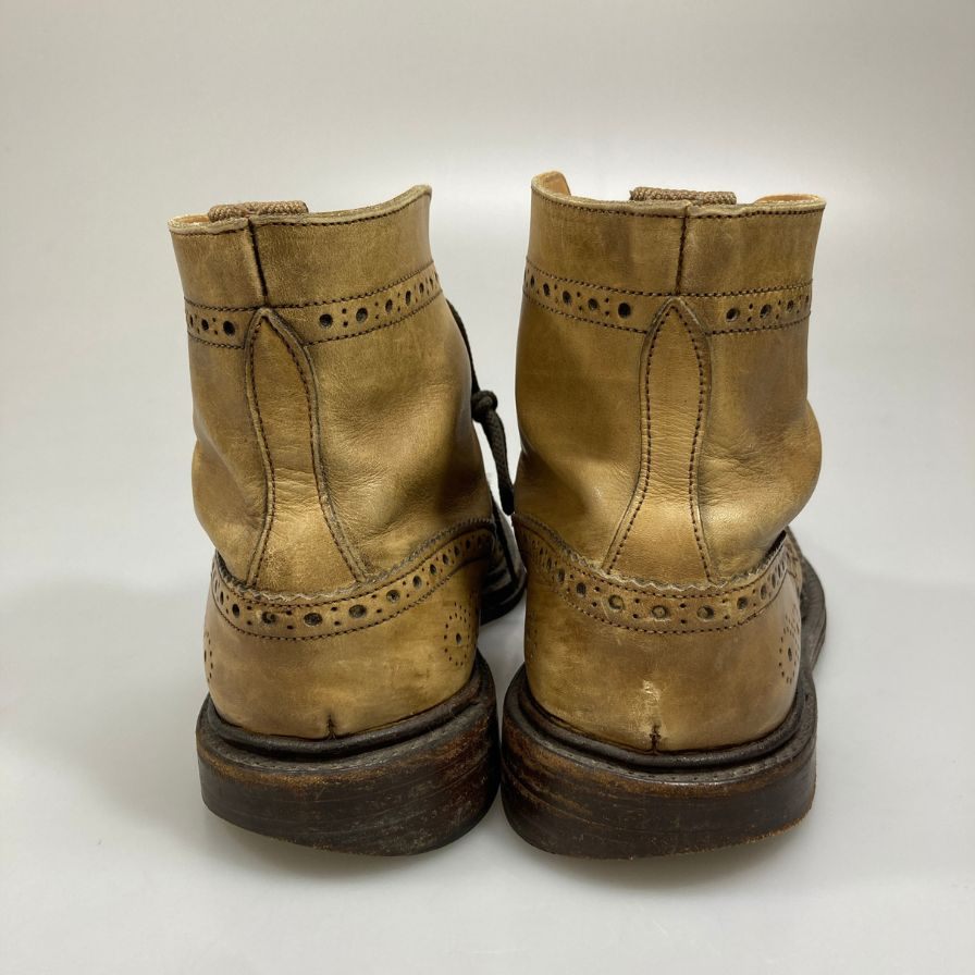 トリッカーズ ウイングチップレザーシューズ M6178 メンズ ブラウン系 サイズ8.5 Tricker's 約27.5cm【AFC41-2】