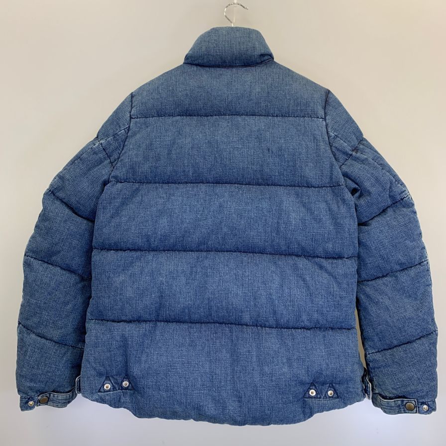 中古■レミ レリーフ ゴールデン ステート デニム ダウン ジャケット メンズ L REMI RELIEF THE GOLDEN STATE 【AFA13】