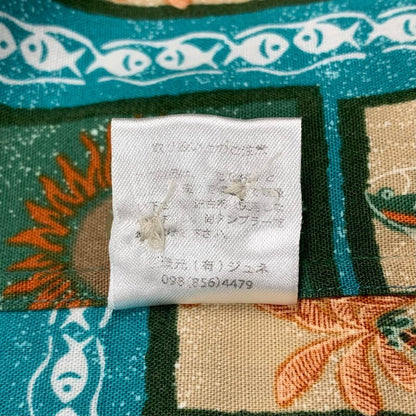 極美品◆ココナッツジュース 柄シャツ 長袖 メンズ サイズ M coconut juice 【AFB23】