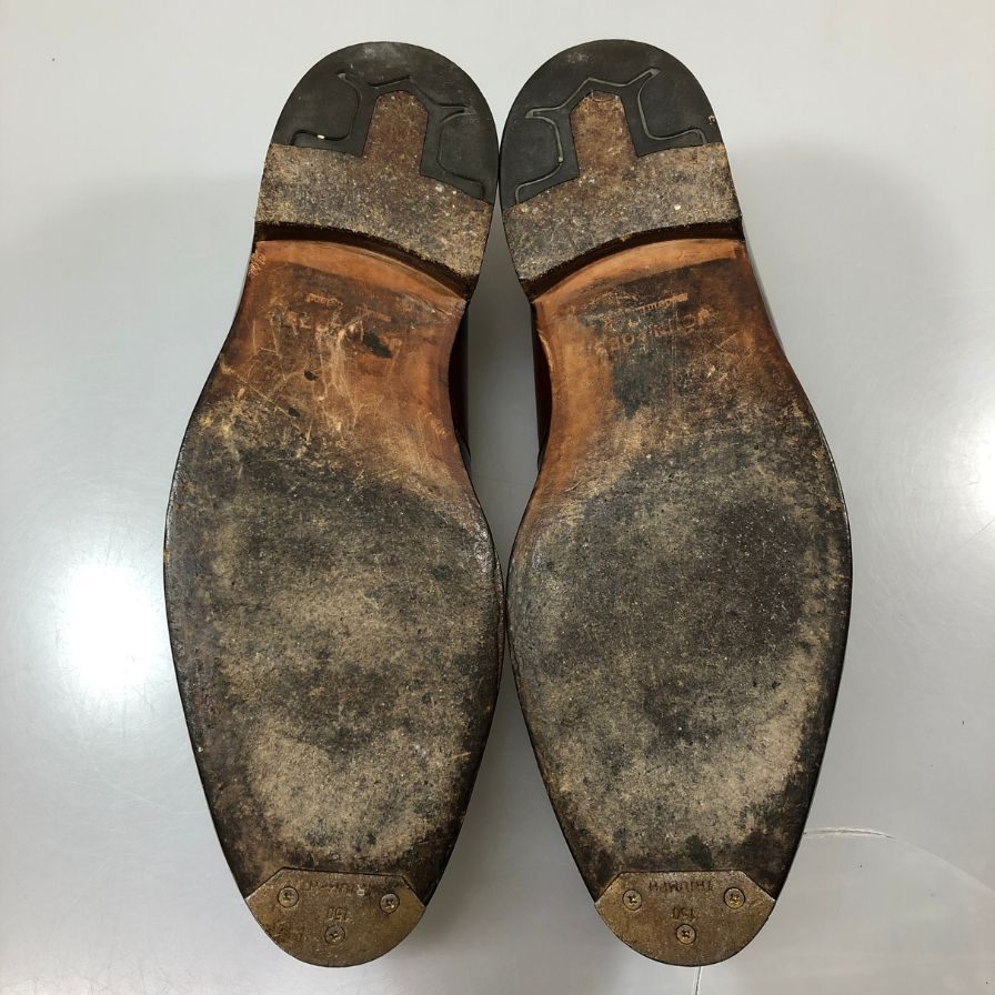 ジョンロブ フェンコート コインローファー メンズ サイズ7.5E ブラウン JOHN LOBB ローファー 約26.0cm【LA】【中古】