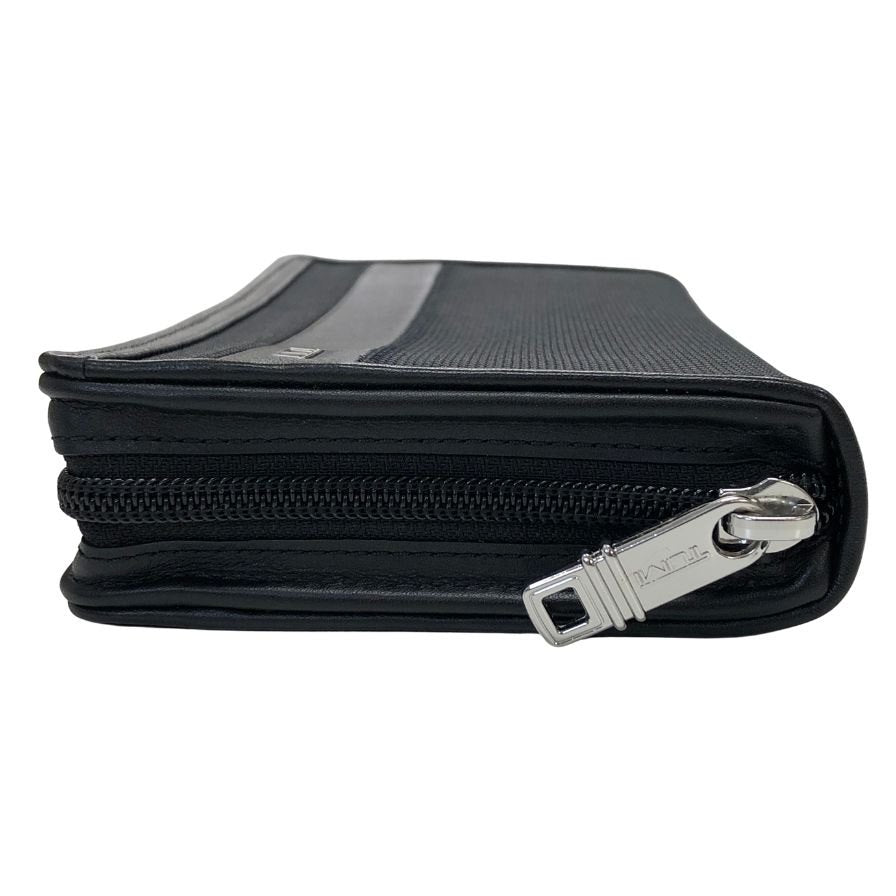 トゥミ 長財布 ラウンドファスナー ナイロン×レザー ブラック メンズ TUMI【AFI7】