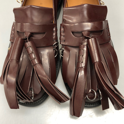マルニ タッセルローファー バーガンディ レディース サイズ38 MARNI 約24.5cm【AFC3】