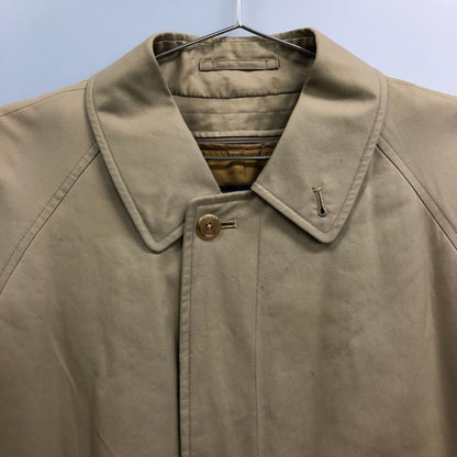 中古◆バーバリー バルカラーコート 旧タグ イングランド製 ベージュ メンズ 表記サイズ160 Burberry 【AFA18】