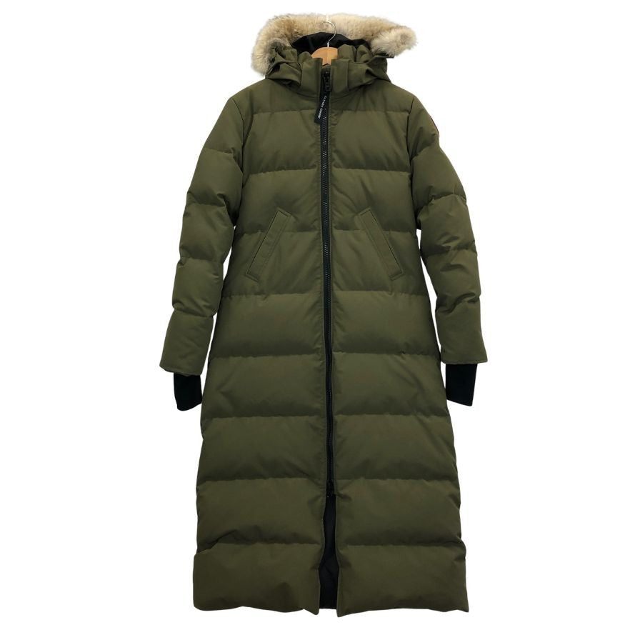 極美品◆カナダグース ミスティーク ダウンコート 3035L レディース カーキ サイズM CANADA GOOSE Mystique 【AFA14】