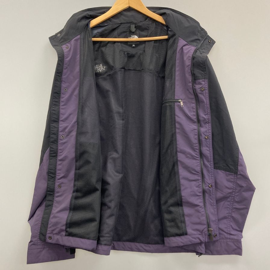 新品同様◆ザ ノース フェイス NP22550 ハイドレナウィンドジャケット エンドレスダスク ブラック メンズ サイズXL THE NORTH FACE 【AFA22】