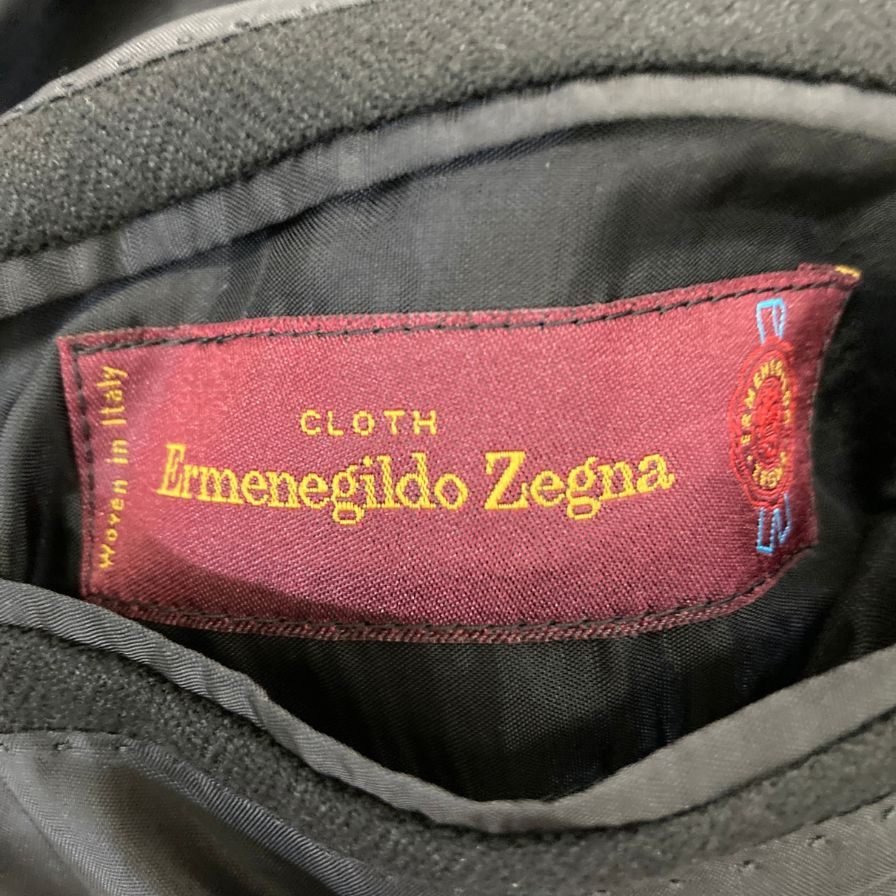 中古◆リングヂャケット 3Bテーラードジャケット ゼニア生地 日本製 サイズ＆素材不明 メンズ ネイビー RING JACKET 【AFB46】