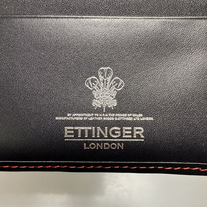 エッティンガー レザーロングウォレット ダークネイビー 二つ折り長財布 ETTINGER【AFI13】