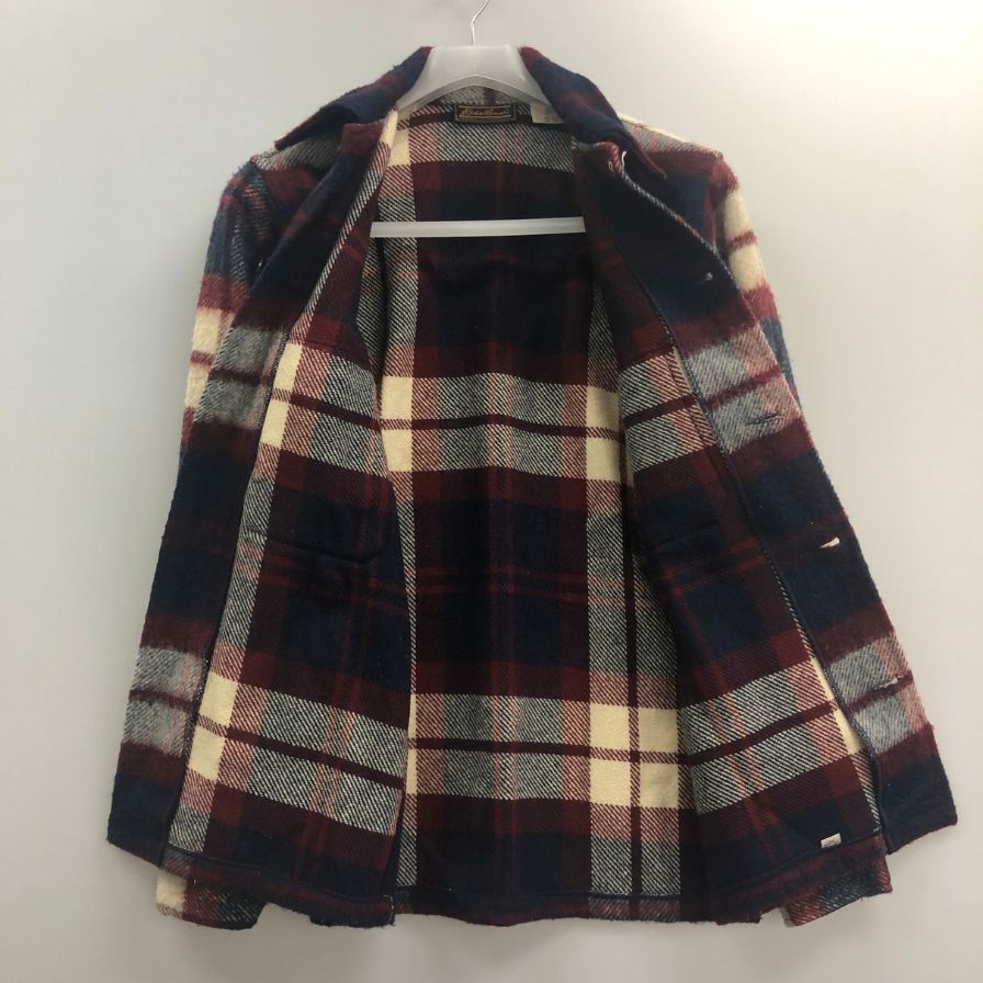 美品◆エディーバウアー ジャケット 80年代 黒タグ ウール メンズ サイズ20 Eddie Bauer 【AFF22】