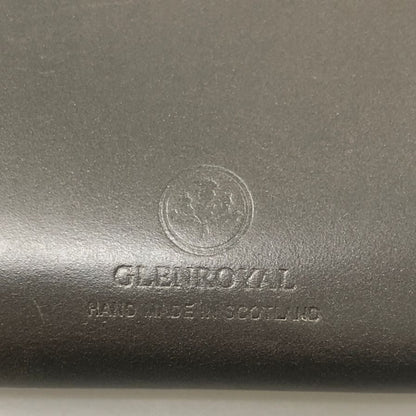 グレンロイヤル 長財布 ラウンドジップ ブライドルレザー グレー ゴールド金具 GLENROYAL【AFI1】