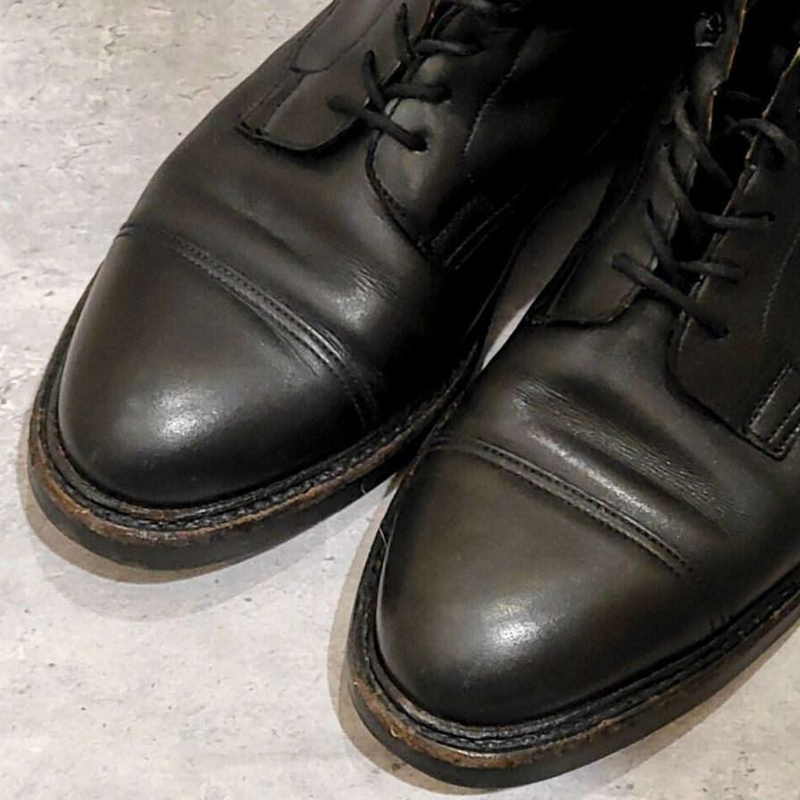 クロケット＆ジョーンズ コニストン キャップトゥ ブーツ カーフ ブラック サイズUK6.5E CROCKETT&JONES ブーツ 約25.0cm【LA】【中古】