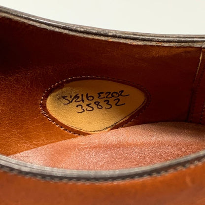 エドワードグリーン ドーバー 旧ロゴ 202ラスト UK5.5 ダークオークアンティーク EDWARD GREEN ビジネスシューズ 約24.5cm【LA】【中古】