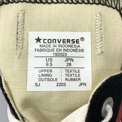 コンバース×プレイ コムデギャルソン ローカットスニーカー ネイビー×レッド メンズ サイズ28 1SD023 CONVERSE×PLAY COMME des GARCONS 約28.0cm【AFC5】
