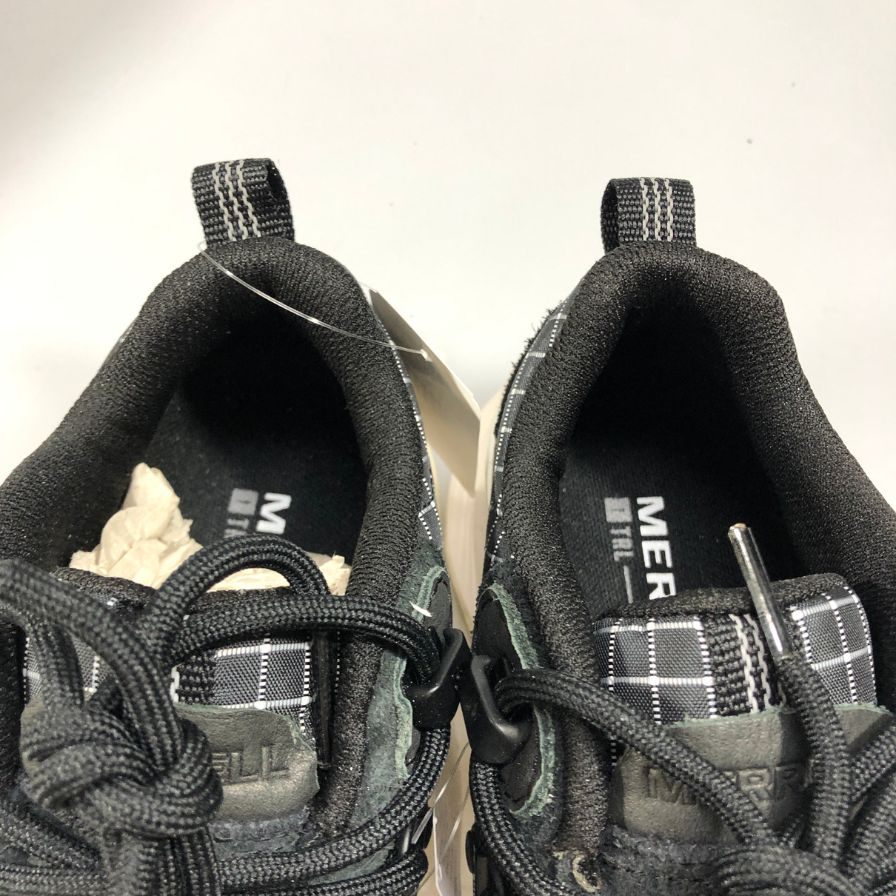 メレル トレッキングシューズ ビブラムソール オンタリオ スポーツ ブラック×ホワイト サイズ23.5cm  MERRELL 約23.5cm【AFD15-2】