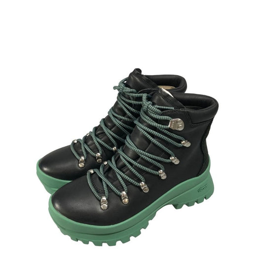 メレル ブーツ トレッキングブーツ Bristol MID レディース サイズ24 ブラック グリーン系 MERRELL 約24.0cm【AFD1】