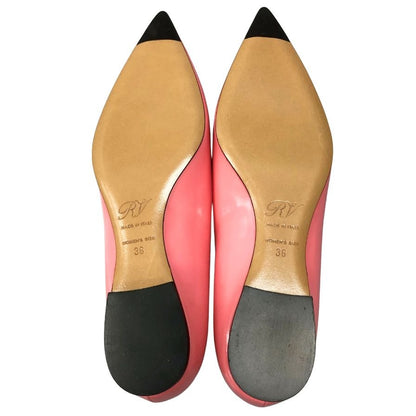 ロジェ ヴィヴィエ  フラットシューズ パンプス  レディース サイズ36 ピンク Roger Vivier 約22.5cm【AFC1】