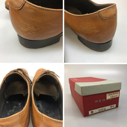 リーガル ストレートチップ 011R ライトブラウン サイズ24.5 REGAL 約24.5cm【AFD4】