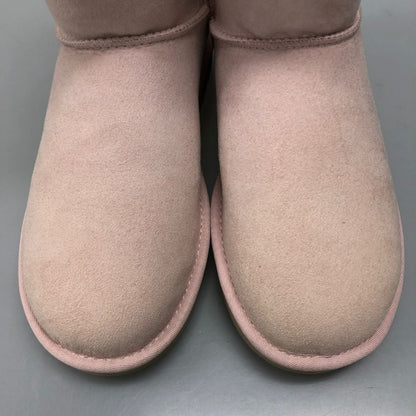 アグ クラシック ショート ムートン ブーツ 1016223 スターマーク レディース サイズ24cm ピンク UGG 約24.0cm【AFD1】