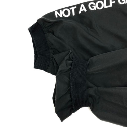 キャプテンズ ヘルム ゴルフ NOT A GOLF GENTLEMAN ロゴ パンツ メンズ サイズM ブラック Cph/Golf 【AFB27】