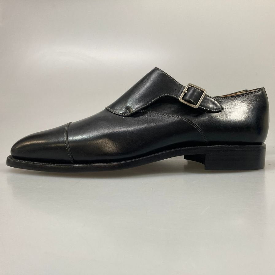 スコッチグレイン シングルストラップ ストレートチップ 0287 メンズ サイズ24cm ブラック SCOTCH GREAIN 約24.0cm【AFC48】