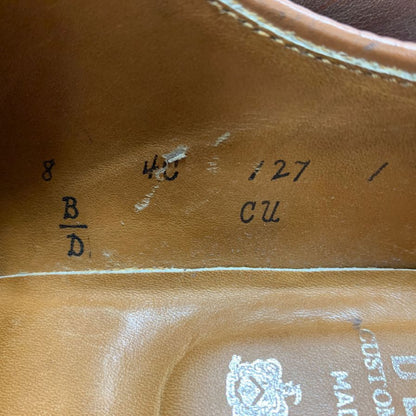 オールデン プレーントゥ カーフ ブラウン サイズUS8D メンズ Alden  約26.0cm【LA】【中古】