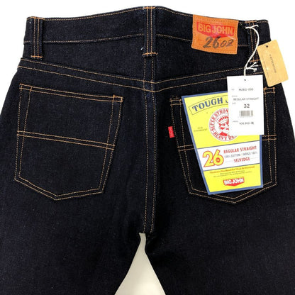 ビッグジョン デニム ストレート 26oz M26G-000 メンズ サイズ32 ブルー BIG JOHN 【AFB17】