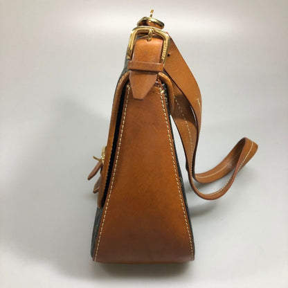 ポリーニ バッグ レザー ベルト レディース ブラウン POLLINI【AFE1】