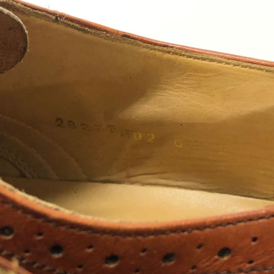 ロイドフットウェア レザーシューズ 2827 ER02 セミブローグ カーフ ブラウン メンズ サイズUK6E Lloyd Footwear 約25.0cm【AFD6】
