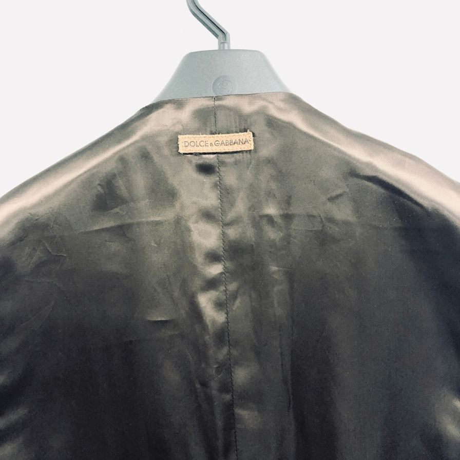 美品◆ドルチェ&ガッバーナ ベスト ジレ デニム ヴィンテージ加工 サイズ50 ブルー系 メンズ DOLCE&GABBANA 【AFB19】