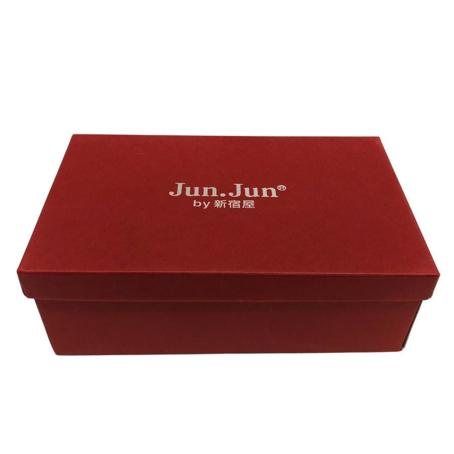 ジュンジュンバイ新宿屋 パンプス ヒール レザー 6207 ブラック サイズ24.5cm レディース Jun.Jun by shinjukuya 約24.5cm【7-13】
