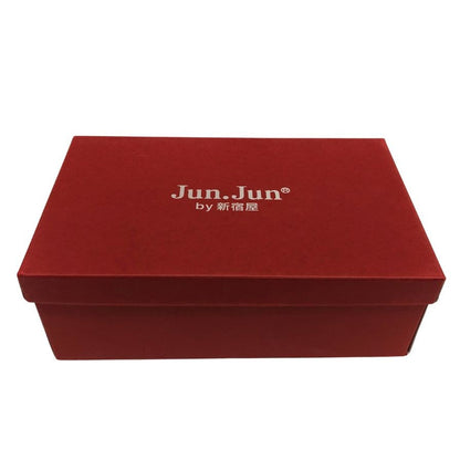 ジュンジュンバイ新宿屋 パンプス ヒール レザー 6207 ブラック サイズ24.5cm レディース Jun.Jun by shinjukuya 約24.5cm【7-13】