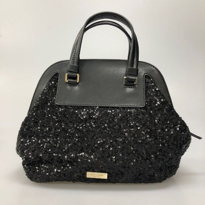 ケイトスペード ハンドバッグ スパンコール レザー 装飾 トート ブラック レディース Kate spade【AFE1】