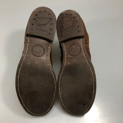 レッドウィング レザーブーツ クラシックモック 10ホール 8111 2010年 メンズ ライトブラウン サイズ9D REDWING 約27.0cm【AFD15-2】