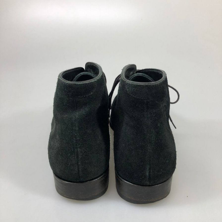 三陽山長 ユナイテッドアローズ別注 チャッカブーツ スエード ブラック サイズ8.5 メンズ SANYO YAMACHO 約26.5cm【AFC3】