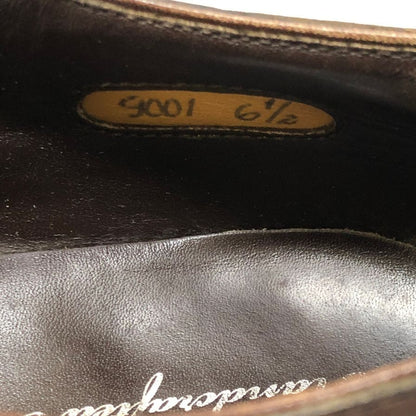 ビームス F Handcrafted Footwear レザーシューズ ダブルモンクストラップ メンズ サイズ6.5 ブラウン BEAMS F 約25.0cm【AFD2】