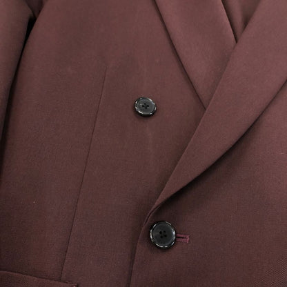 キャバン セットアップ ダブルブレスト ウールギャバ ブラウン サイズM CABAN【AFA10】