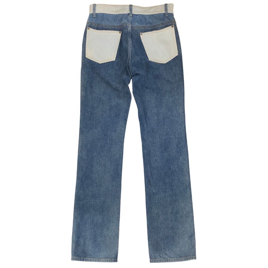 メゾン マルジェラ デニムパンツ 再構築 ストレート 19年製 S50LA0117 インディゴブルー サイズ28 メンズ Maison Margiela 【AFB19】