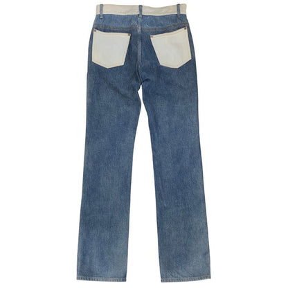 メゾン マルジェラ デニムパンツ 再構築 ストレート 19年製 S50LA0117 インディゴブルー サイズ28 メンズ Maison Margiela 【AFB19】