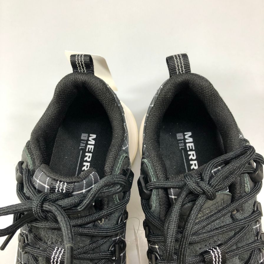 メレル トレッキングシューズ ビブラムソール オンタリオ スポーツ ブラック×ホワイト サイズ23.5cm  MERRELL 約23.5cm【AFD15】