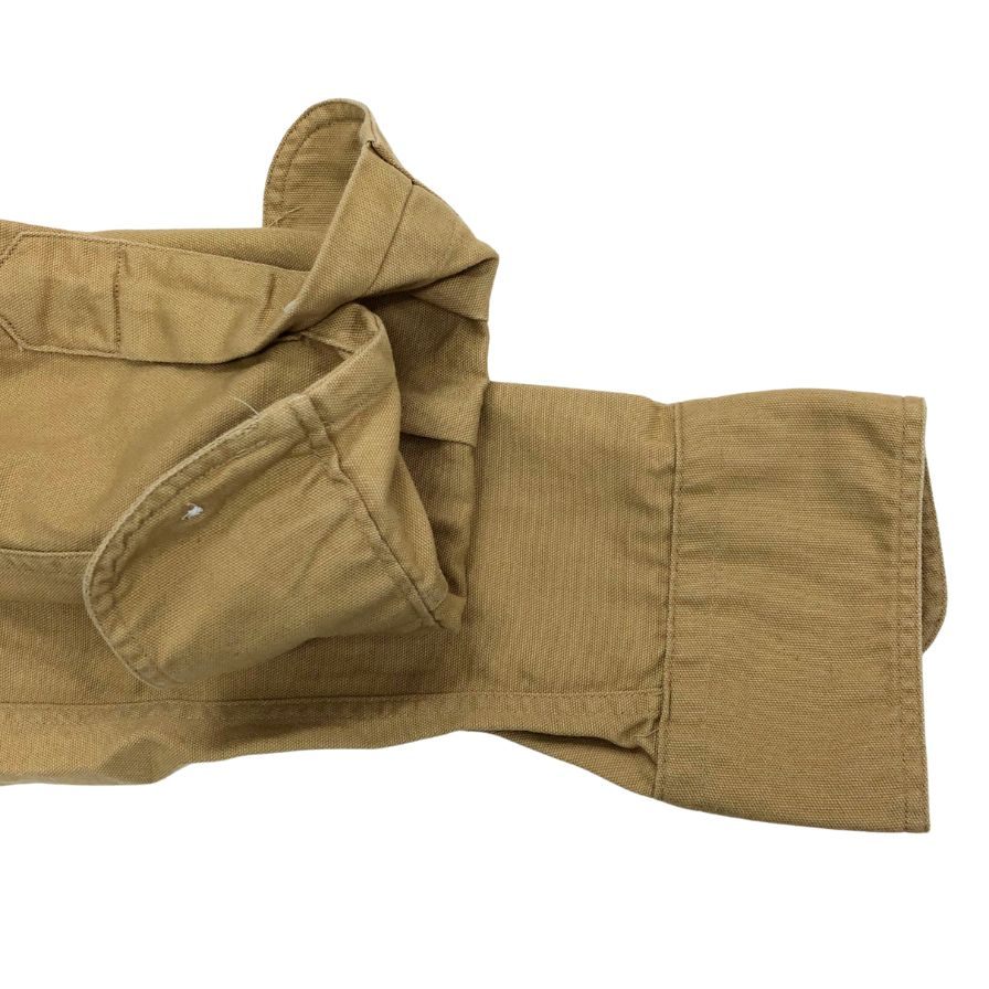 極美品◆ギットマン ヴィンテージ 長袖シャツ ボタンダウン アメリカ製 コットン メンズ カーキ サイズM GITMAN VINTAGE 【AFB9】