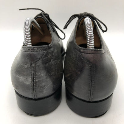 ベルルッティ レザーシューズ ホールカット カリグラフィ パティーヌ メンズ グリーン系 サイズUK6 Berluti 約25.0cm【PTM3】