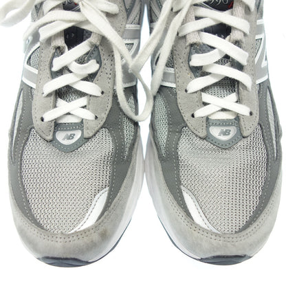 状况良好 ◆ New Balance 运动鞋 990V6 美国制造 男士灰色 尺码 27.5 M990GL6 NEW BALANCE [AFC44] 