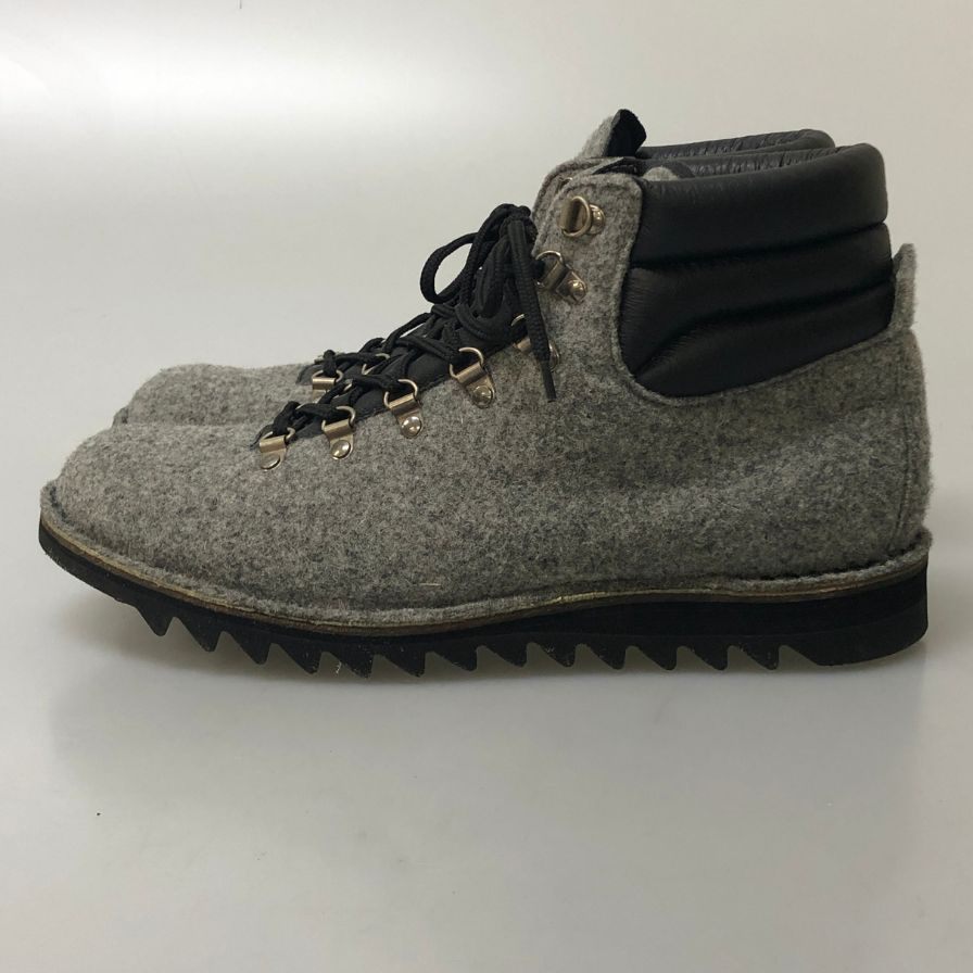 セボ トレッキングブーツ 92115 ウール風 フェルト生地 グレー メンズ サイズ42E CEBO 約26.5cm【AFC47】