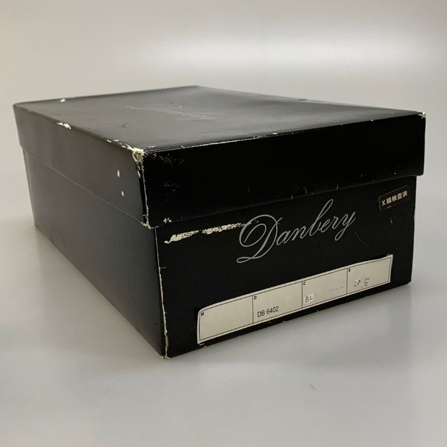 ダンベリー レザーシューズ モンク ストラップ ブラック メンズ サイズ26.5 DANBERY 約26.5cm【AFD4】