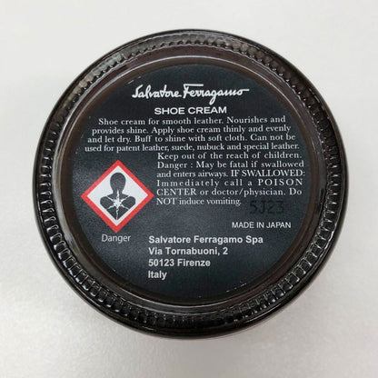 サルヴァトーレ フェラガモ クリーム 補色 靴磨き シュー クリーム ダーク ブラウン 55g Salvatore Ferragamo Shoe CREAM【AFI14】【中古】