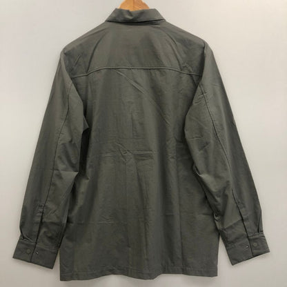 極美品◆ノースフェイス NR12601 ハイカーズシャツ メンズ グレー サイズM THE NORTH FACE 【AFB43】