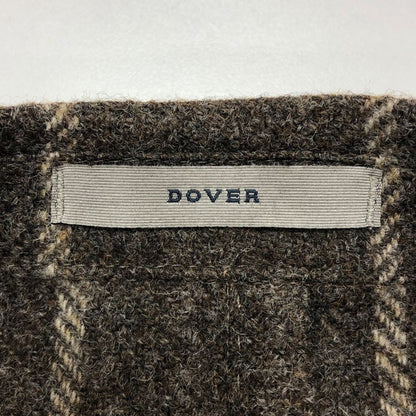 ボリオリ テーラードジャケット ドーバー チェック柄 ウール ブラウン系 メンズ サイズ48 BOGLIOLI【LA】